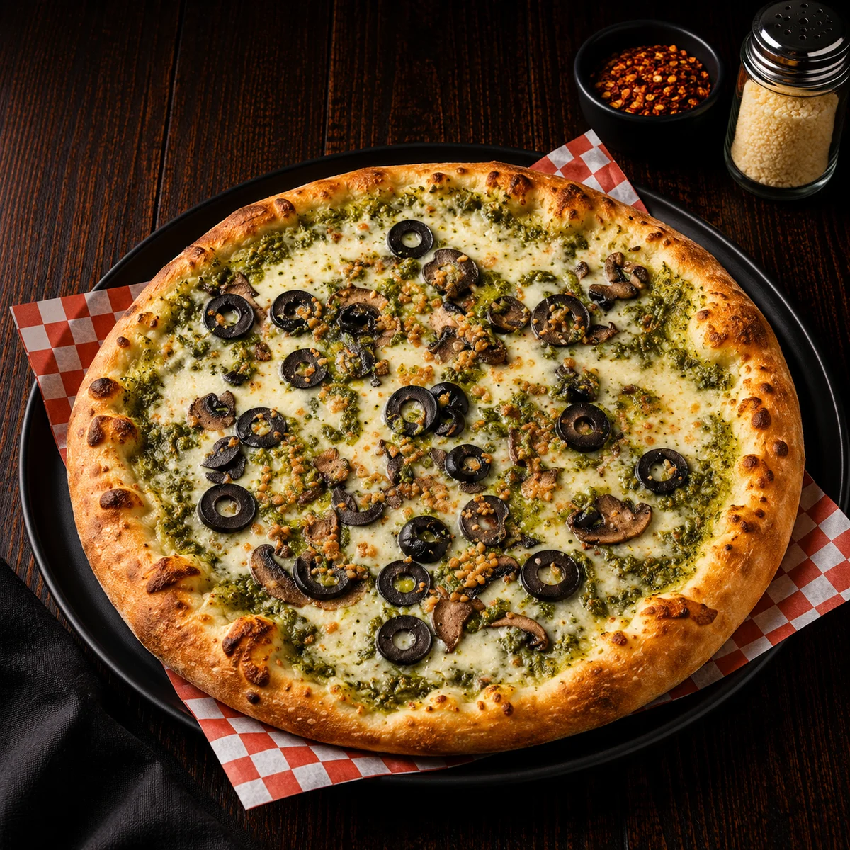 Pesto Special — Pizza